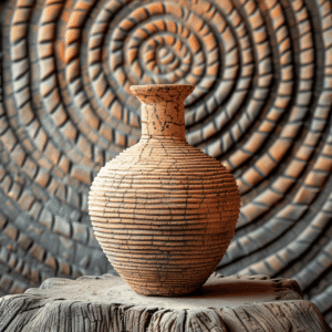 Home Heritage Wooden Vase
